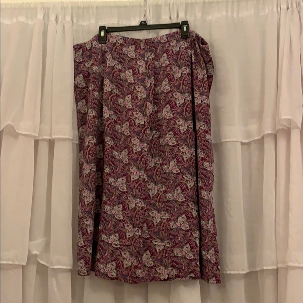 Blair plus size full skirt purple cute 3X
